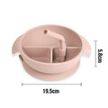 Silicone Divided Suction Bowl